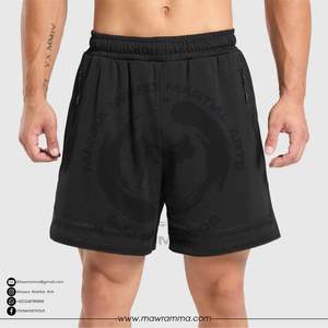 Pantalones Cortos Deportivos Casuales de Malla Sólida de Alta Calidad, Logotipo Personalizado, Servicio OEM, Bordado Impreso para Gimnasio, Correr, Unisex - Product Image 4