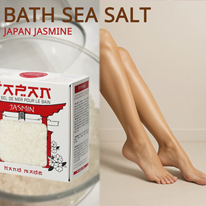 Sel de Bain au Lait Inspiré de Cléopâtre du Japon, au Sel Marin Naturel, Lait et Amidon de Maïs, Bain Spa Hydratant de Luxe pour - Product Image 3