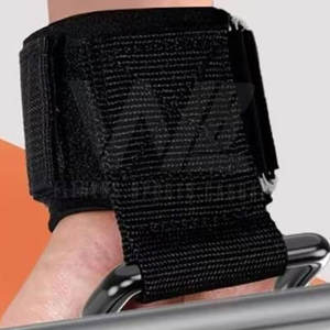 Durable avec crochets en acier pour le levage Poignée de musculation réglable pour Gym Fitness Workout Gym Haltérophilie Crochets - Product Image 3