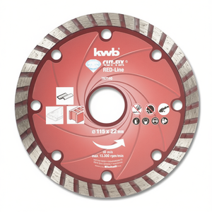 Disco de Diamante RED LINE DIAMANT 797140 de 115 mm para Amoladora Turbo KWB, Producto Abrasivo - Product Image 3