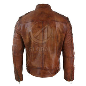 Venta al por mayor de calidad superior de cuero chaqueta de moto transpirable ropa de protección de invierno superventas GLOBAL EDGE de manga larga de los hombres - Product Image 3