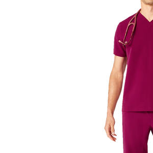 Scrubs pour infirmières hospitalières de qualité supérieure en polyester tricoté disponible dans toutes les couleurs et tailles faciles à porter en gros - Product Image 3