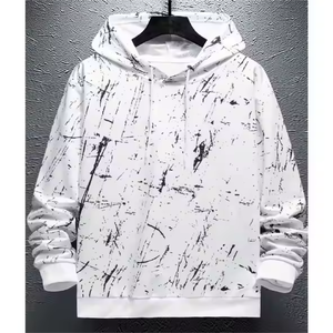 <b>Thermal</b> <b>Hoodie</b> Unisex 2-Piece Zip Cotton <b>Hoodie</b> Custom Pattern Polyester Streetwear Windbreaker - Product Image 1