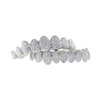 Top vente fait à la main de luxe personnalisé diamant Grillz pour les dents Moissanite Hip Hop bijoux cadeau - Product Image 1