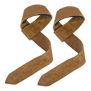 Comfortable Leather Lifting Straps Strong Grip Straps For Gym And Fitness Workouts - Product Image 6