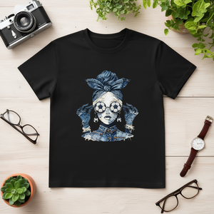 T-Shirt Unisex 100% Cotone 210GSM Stile Casual Vestibilità Oversize Modello Rose con Stampa DTG e Serigrafia - Product Image 3