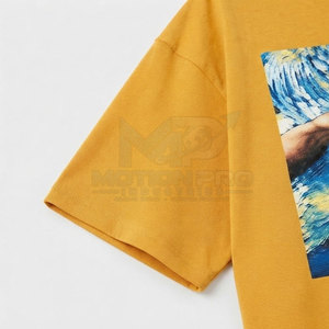 T-shirts à manches courtes en coton 100% de qualité supérieure, logo personnalisé, respirants, écologiques, garantissent un confort durable, tissu résistant - Product Image 6