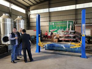 Sollevatore Idraulico a Due Colonne per Veicoli Pesanti 4T, Stabile, per Officine Auto, <span class=keywords><strong>Garage</strong></span> e Stazioni di Servizio - Product Image 6