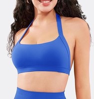 Soutien-gorge de sport léger, écologique, sans coutures, respirant, à maintien élevé, bretelles entièrement ajustables, couvrance totale, coussinets amovibles