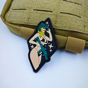 promotionFactory Custom Clothing Hat Brand logo 3d Silicone Pvc Rubber <b>Iron</b> <b>On</b> Patch Badge <b>Labels</b> <b>for</b> <b>Clothes</b> Soft Pvc Patches - Product Image 5