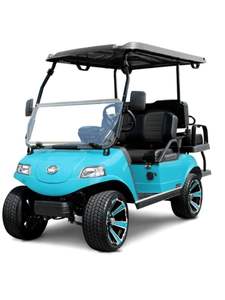 Carro de golf de 4 plazas con motor de 4 tiempos directo de fábrica con cubierta de cuero, coche turístico certificado DOT a la venta - Product Image 5