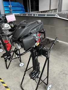 Motor portátil de barco fueraborda de 2 tiempos, motor marino compacto para barcos de pesca, ligero, bajo combustible, uso de agua salada - Product Image 2