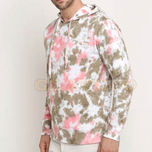 Nouveau style personnalisé Couleur Basics Tie Dye Hoodies Haute Qualité Casual Wear Hommes Tie Dye Hoodies - Product Image 2