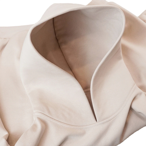 Sweat à capuche en molleton pour homme, poids lourd, 500 g/m², logo de marque personnalisé, coton épais, coupe ample, style boxy, sweat à capuche court - Product Image 3