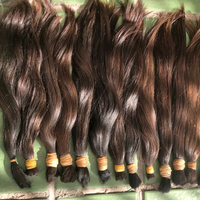 Bundel rambut manusia keriting kuil India Penawaran grosir dengan ekstensi kualitas Premium pengiriman gratis