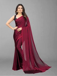 Saree ทอไหม Saree กับ banglori เสื้อสีดำเบอร์รี่ใหม่ล่าสุด - Product Image 4