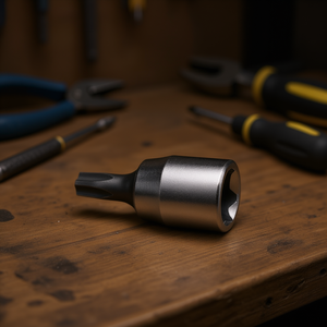 Chiave a brugola cromata da 1/4 di pollice con inserti lucidati per viti Pentalobe - Product Image 3