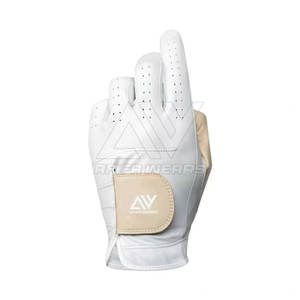 Guantes de Golf de Cuero Genuino de Alta Calidad con Logotipo Personalizado, Diseño Moderno para Adultos, Talla Grande, Mano Derecha, Ligeros y Antideslizantes - Product Image 3