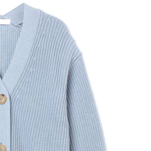 Suéteres cortos de Cachemira para mujeres, cárdigans de punto con costilla multicolor, diseño personalizado de fraternidad y Universidad - Product Image 3