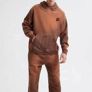 Ensemble de survêtement pour homme en denim délavé, coupe ample, style streetwear, pour un usage quotidien et une mode confortable - Product Image 3