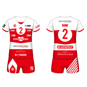 Lightweight Breathable <b>Volleyball</b> Sportswear Uniform Quickdry 100% Polyester Material Customized Printing Available - Product Image 5
