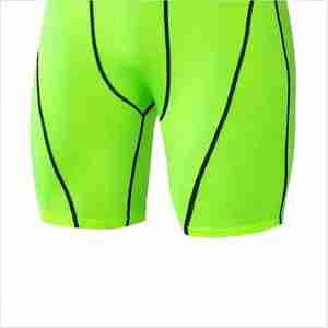 Short de compression respirant perroquet avec logo personnalisé tissu de soutien musculaire évacuant l'humidité pour vêtements de sport ou de gymnastique - Product Image 2