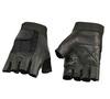 SHEMAX 2024 personalizado al por mayor de los hombres de cuero negro de malla Combo guantes sin dedos de alta calidad Venta caliente productos de caballo - Product Image 2