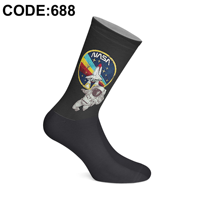 Chaussettes en coton de qualité supérieure fabriquées en Turquie, taille moyenne, impression numérique 360, graphisme par transfert thermique, design unique, couleurs haute définition