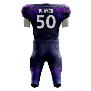 Precio barato uniforme de fútbol americano superventas tela suave diseño personalizado uniforme de fútbol Americano para la venta en línea - Product Image 6