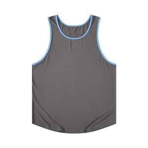 Camiseta Deportiva Corta para Hombre, Ajustada, sin Mangas, Transpirable, de Punto, para Gimnasio, Atletismo, Culturismo y Fitness - Product Image 2