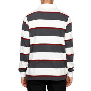 เสื้อรักบี้โพลีเอสเตอร์100% คุณภาพสูงคอปกแข็งแรงแห้งเร็วระบายอากาศสำหรับทีมวิทยาลัย-มีไซส์พิเศษให้เลือก - Product Image 5