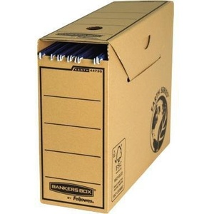 Bankers Box Earth Series 100% Recycled Brown <b>Cardboard</b> DIN A4 Archival Print 11.7 X 26.5 X 32.2 cm Paper & Media <b>Boxes</b> - Product Image 1