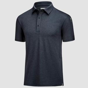 T-shirts polo en coton 100% simples et décontractés en gros, logo personnalisé brodé, polo simple pour hommes - Product Image 3