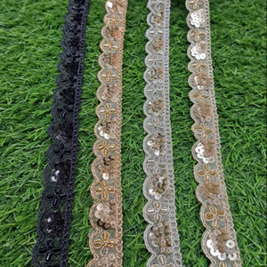 Honey Lace Eco-Friendly Net Lace with Floral Pattern Embroidery <b>for</b> Business Style Bags <b>Shoes</b> Dresses Home <b>Decor</b> and Gifts - Product Image 1