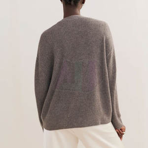 Cárdigan de Lana Sólida para Mujer, Suave y Cómodo, Diseñado para Uso Diario Informal, Estilo de Oficina y Moda de Temporada - Product Image 6