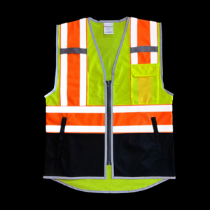 Chalecos DE SEGURIDAD reflectantes industriales y de construcción 2025 con logotipo personalizable Diseño ligero de alta visibilidad para chaleco de seguridad laboral - Product Image 4