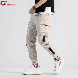 Pantalones de chándal reflectantes blancos de nailon para hombre, sudadera informal, deportiva, musculosa, al por mayor - Product Image 4