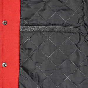 Chaqueta universitaria con mangas de cuero para hombre de alta calidad, chaquetas transpirables de invierno de manga larga con letras - Product Image 4