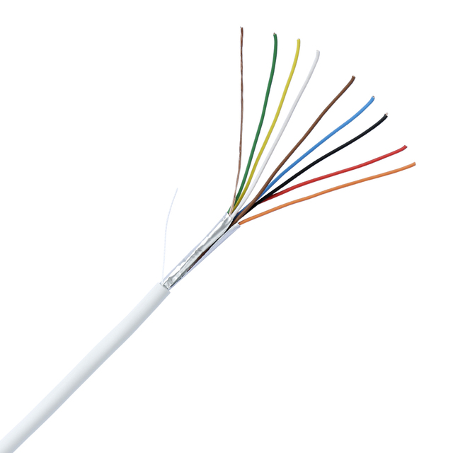 CPR B2ca 2C 0.22mm² Copper Fire-Rated Low Smoke Flexible Conductor Cable for Alarm Systems, Access Control Safety Alarm Cable