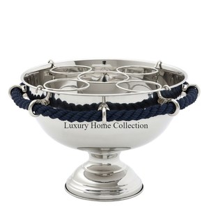 ถังไวน์โลหะทำด้วยมือดีไซน์รูปกวางเรนเดียร์ตู้แช่ไวน์อลูมิเนียมขัดเงาพร้อมแท่นวางถังน้ำแข็งอ่างเครื่องดื่ม - Product Image 2