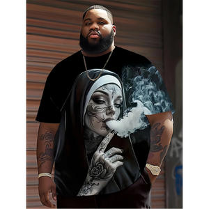 Venta al por mayor 100% algodón estilo vintage camiseta unisex de gran tamaño 230GSM logotipo personalizado tamaño en blanco color patrón sólido - Product Image 2