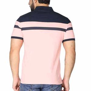 Polo de manga corta hecho de poliéster ajustado de alta calidad, ropa informal personalizada para hombres, polos de Golf, camisas de algodón de talla grande en contraste - Product Image 2