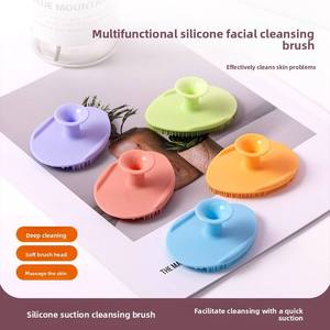 Brosse nettoyante multifonctionnelle en silicone pour les pores du nez, brosse douce pour le nettoyage du visage, brosse de massage pour le visage, personnalisation du logo - Product Image 5