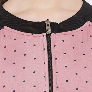 แจ็กเก็ตบอมเบอร์สำหรับผู้หญิงเสื้อแจ็กเก็ตบอมเบอร์บุผ้า100% โพลีเอสเตอร์เปลือกราคาถูกพิมพ์ลายสีพื้นสำหรับฤดูกาลกลางแจ้งของผู้ชาย - Product Image 4