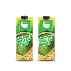 Vietnamese Fabrikant Matcha Gerst Drank Ontbijtgranen Private Label Granen Groothandel Aangepaste Verpakkingsstijl