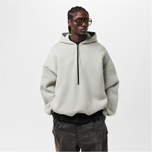 Sweat à capuche en coton de qualité supérieure pour un usage confortable Sweat à capuche décontracté pour hommes avec pull à capuche au design moderne avec fermeture éclair - Product Image 3