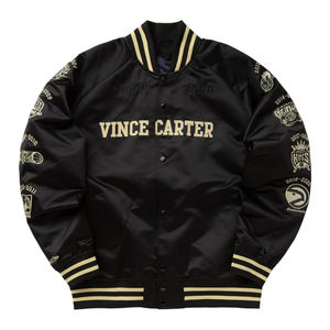 Vestes d'université en satin de style vintage blousons de baseball et de bombardiers brodés avec un design Starter 49ers College Letterman - Product Image 6