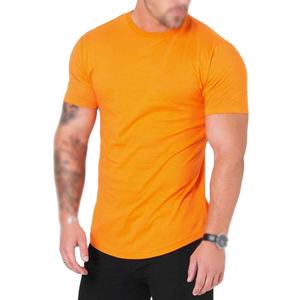 Camiseta Casual de Manga Corta para Hombre, Estampada con Transferencia de Calor, Talla Grande, Mezcla de Poliéster/Algodón, Tela Transpirable de 180g - Product Image 4