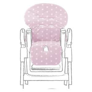 Funda de Asiento Rosa para Silla Alta STARLETTE de Italbaby, Compatible con las Series 050, 6150 y 11 - Product Image 1