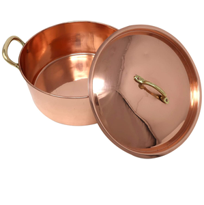 Cazuela de latón de alta calidad, olla de acero inoxidable, precio al por mayor - Product Image 1